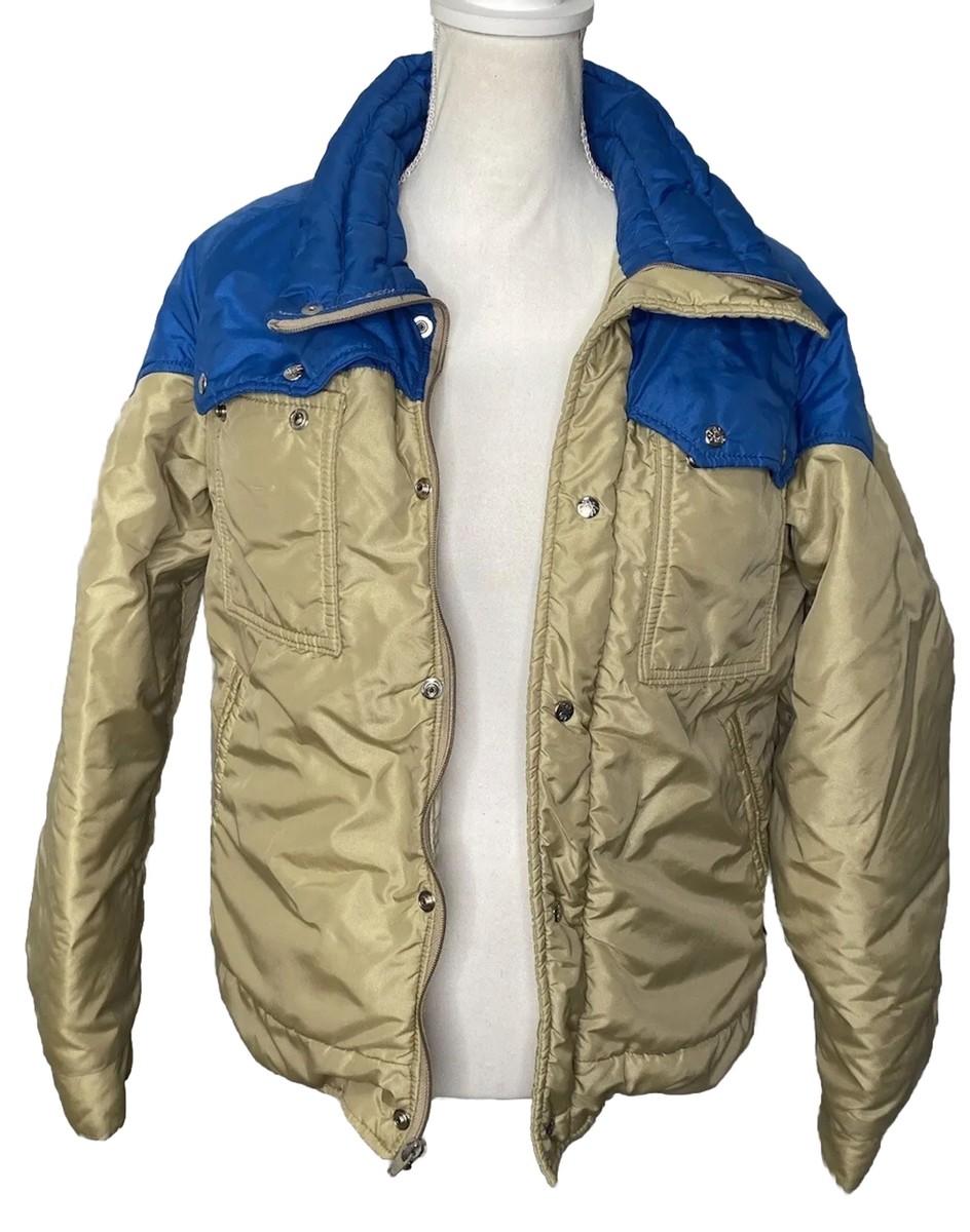 Vintage 80s ￼Alpine Design Goose Down Jacket Winter Ski Snow Snap