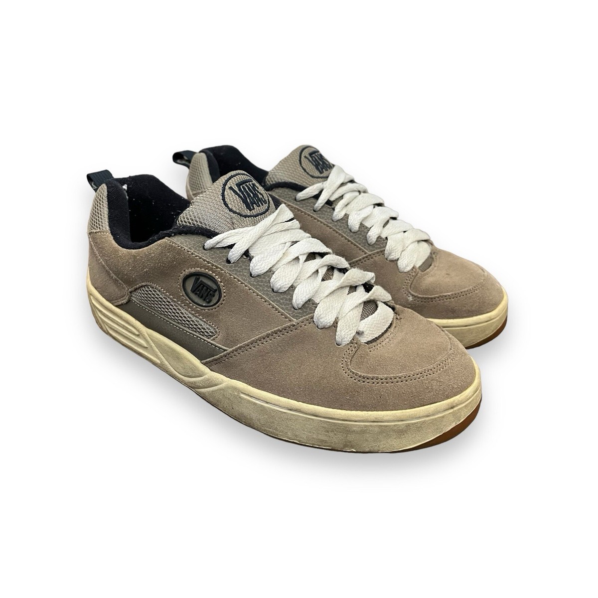 Vintage 90s Vans Shoes Fat Tongue Chunky Mens 8.5 Skateboard Y2K