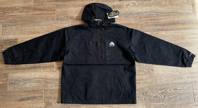 Supreme Nike ACG Denim Pullover Jacket Black Medium M NEW IN HAND