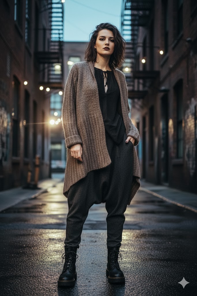 Rick Owens STROBE FW 22 women's chic alpaca wool cardigan | eBay