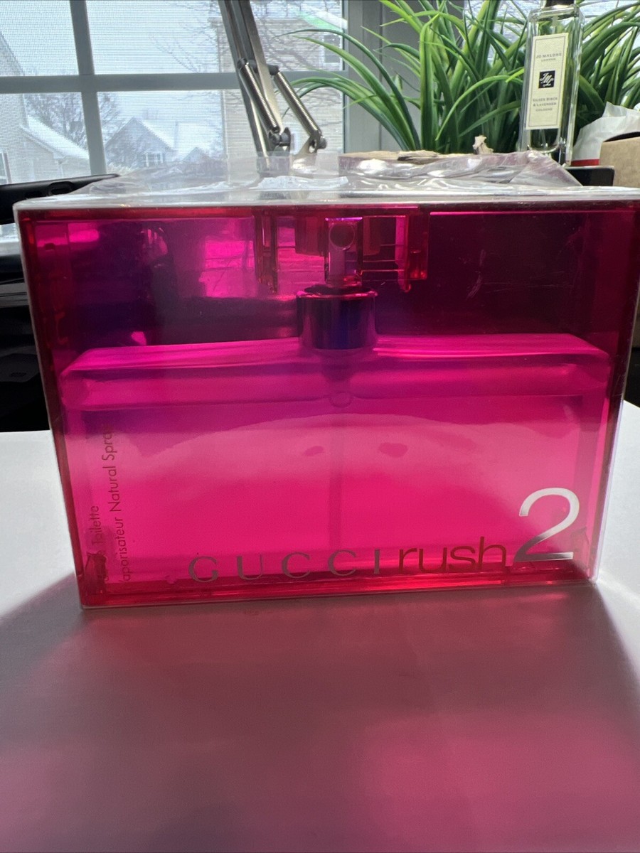 GUCCI RUSH 2 Eau de Toilette Spray 2.5 FL. OZ. / 75 ml New Sealed