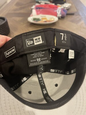 Supreme R.I.P. World Famous 7 3/8 59Fifty New Era Hat Fitted Cap