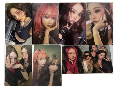 aespa Dirty Work Dirty Japan Crew Ring Ver. Official Photocard