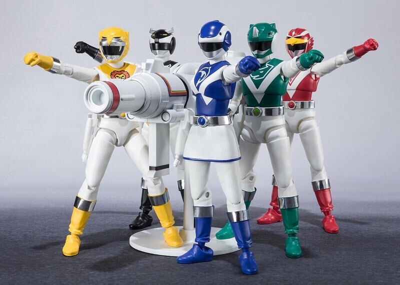 Bandai Shodo Super Choujuu Sentai Liveman Set of 5 Action Figures