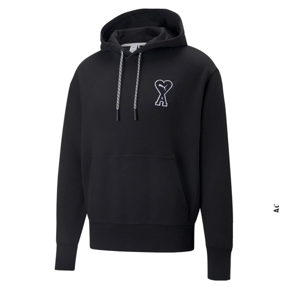 PUMA x AMI Black Heart Logo Hoodie Size M | eBay