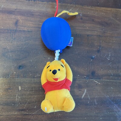 Vintage 1996 Disney Winnie The Pooh Musical Pull Down Baby Plush