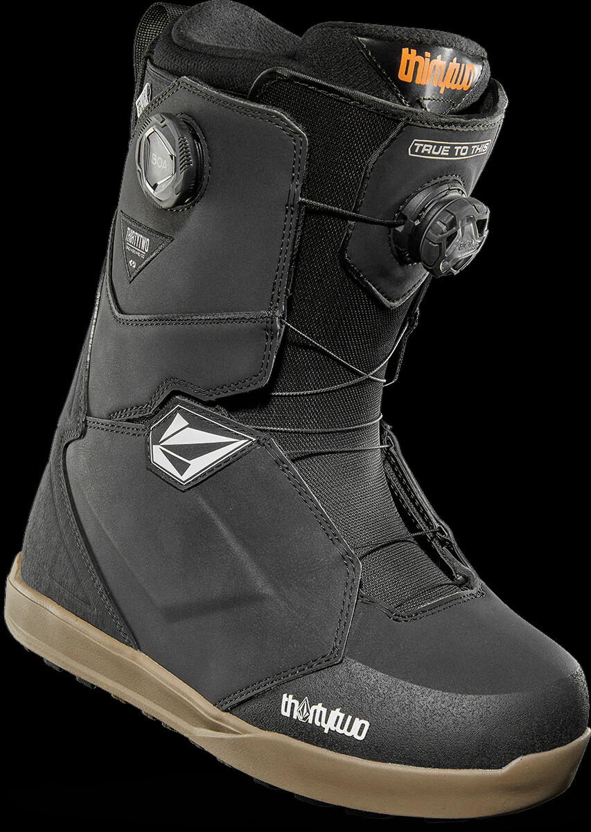 Thirtytwo Lashed Double Boa Men's Snowboard Boot X VOLCOM BLACK