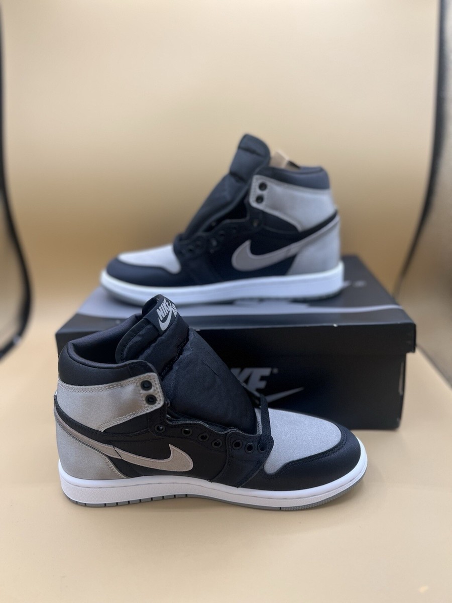 Size 7W- Jordan 1 Retro High OG Satin Shadow (Women's) Box Is