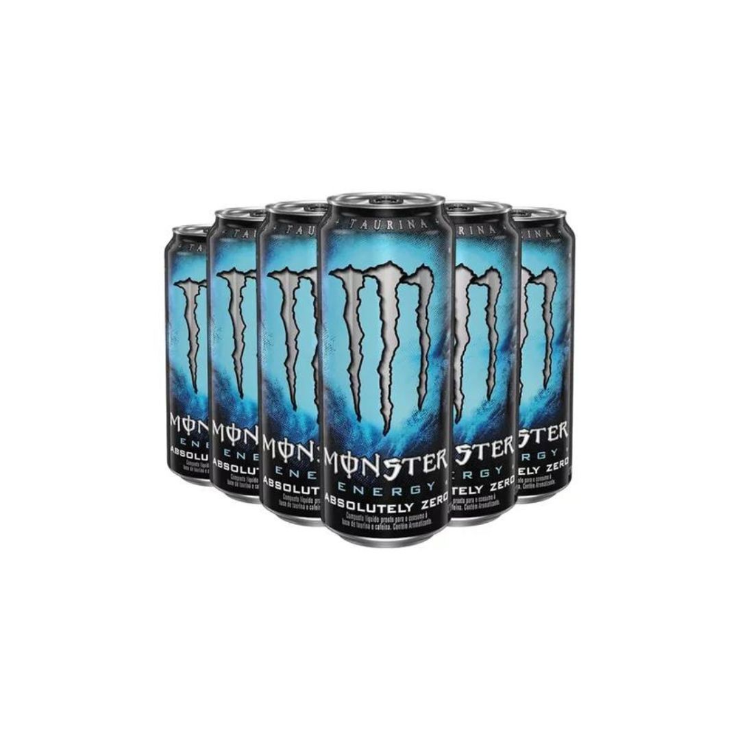 Lot of 6 Juice Monster Absolutely Flavour Energy Drink Brazilian