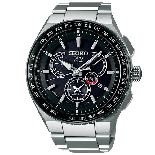 Seiko Astron SBXB043 GPS Solar Watch Titanium Ceramic 18cm Wrist