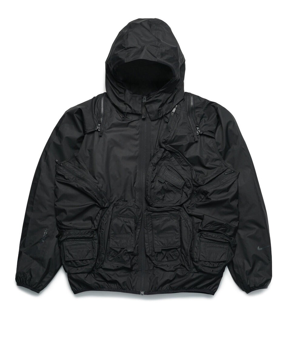 Nike x NOCTA Deep Pockets Nylon Tech Jacket Black DR2618-010 Mens