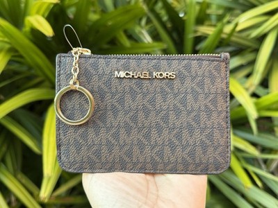 MICHAEL KORS JET SET TRAVEL SMALL COIN POUCH ID KEY HOLDER WALLET
