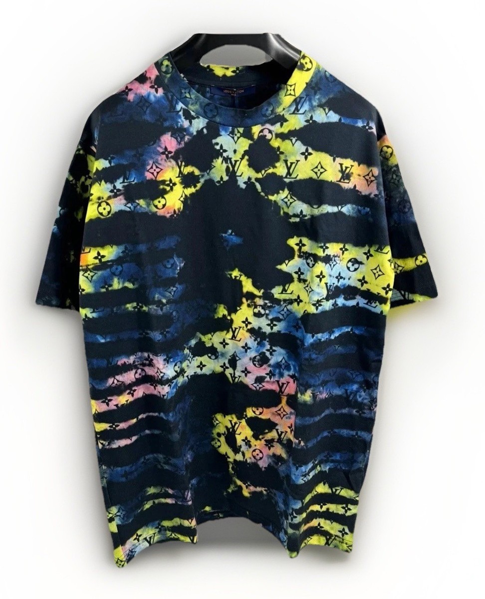 Louis Vuitton By Virgil Abloh Monogram Tie Dye Printed T-shirt