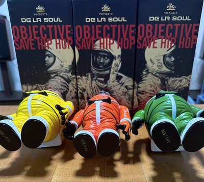 DE LA SOUL フィギュア世界350体限定シリアルNo.15 3体セット