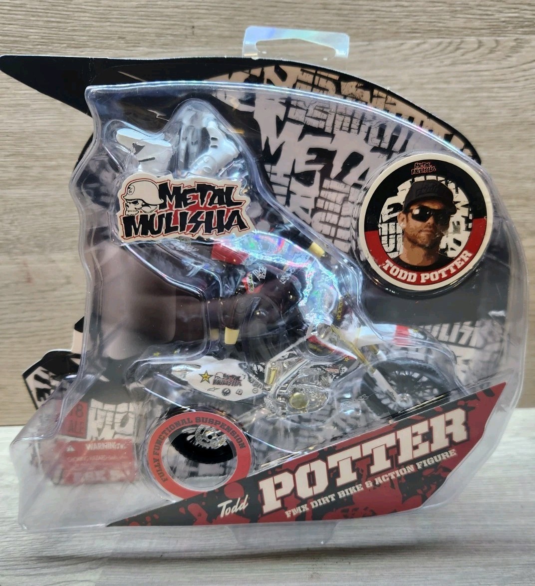 Metal Mulisha Brian Deegan Dirt Bike and Action Figurefast for