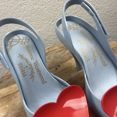 Melissa l Vivienne Westwood Anglomania Novelty Jelly Heart Peep