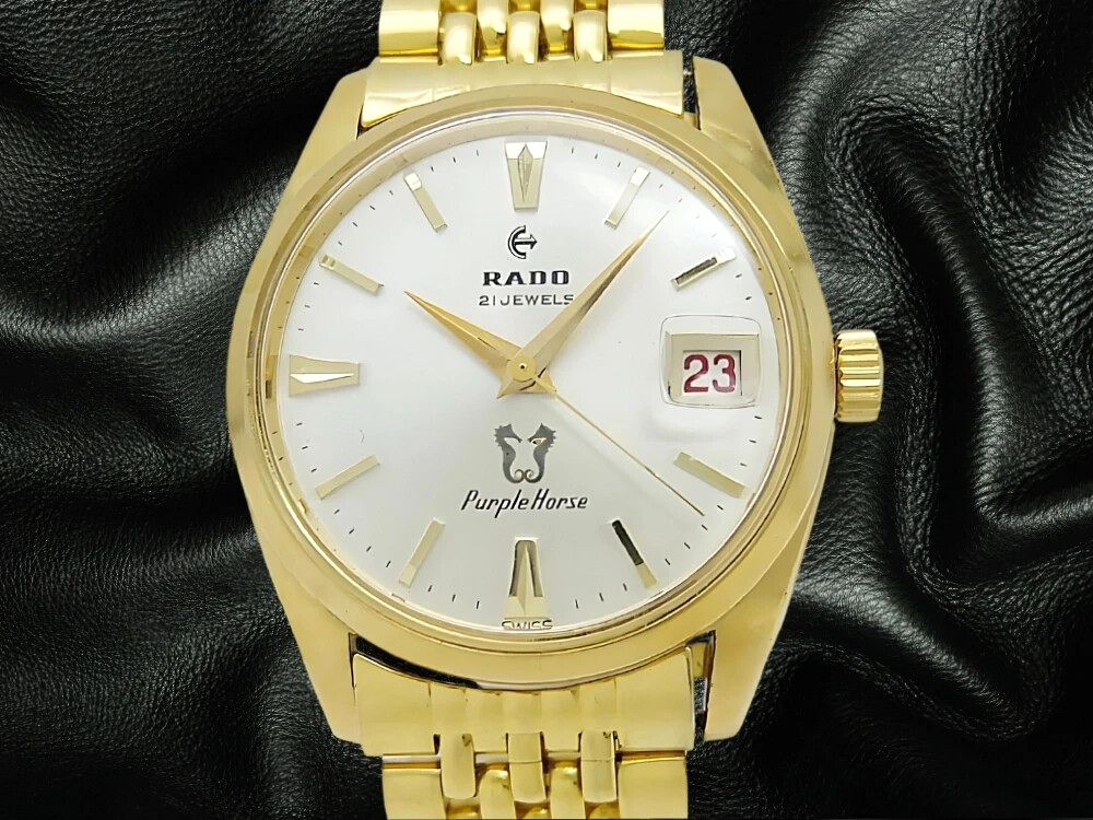 RADO Purple Horse 21 Jewels Ref.11647 Manual Wind Silver Dial GF