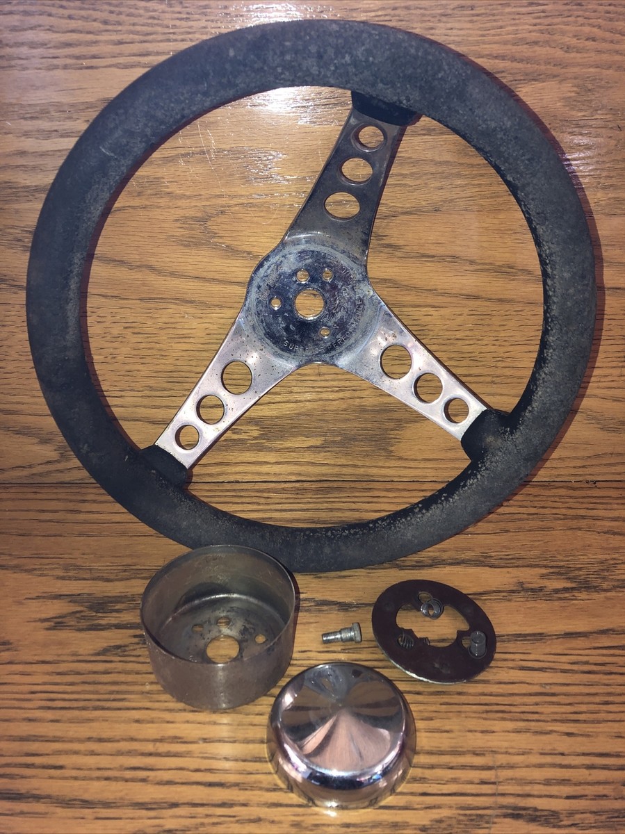 Vintage The 500 Superior Performance Products Steering Wheel Car