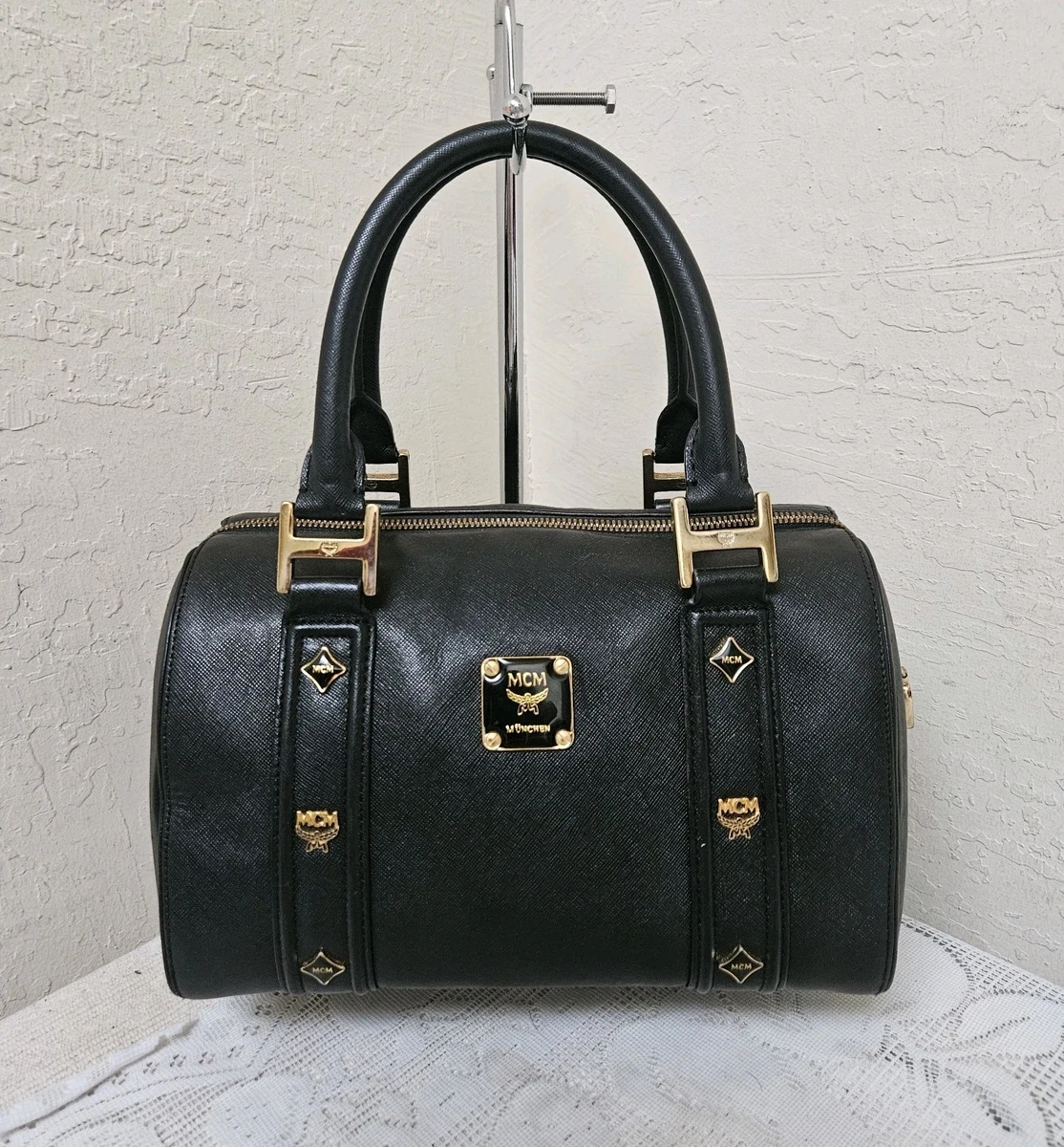 MCM Satchel/Top Handle Bag Black Bags & Handbags for Women for