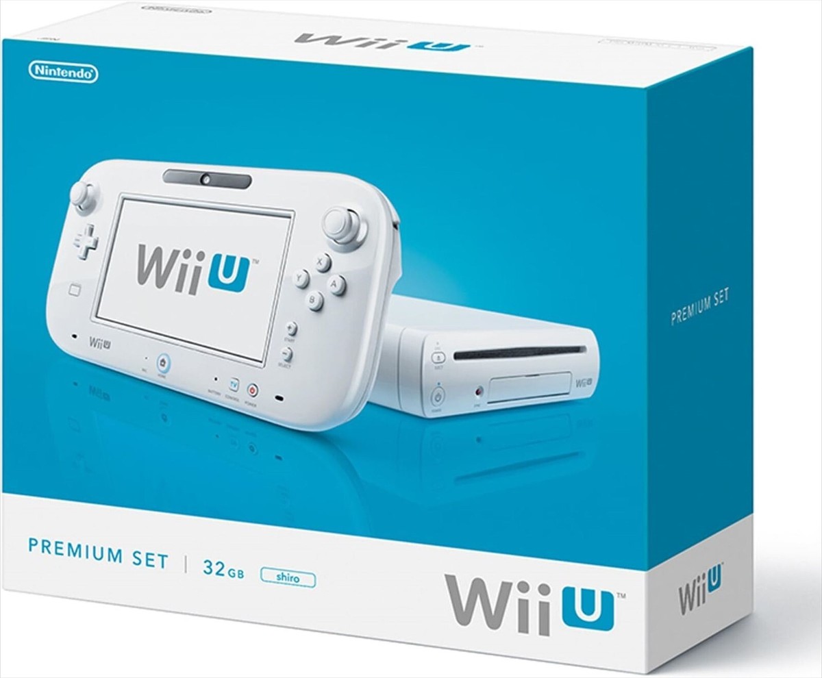 Nintendo Wii U Premium Set Shiro WUP-S-WAFC Console Game Japan NEW