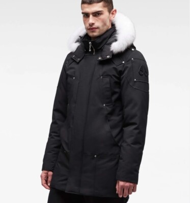 Moose Knuckles 'Stirling' Down-Filled Parka with Fox Fur Hood M