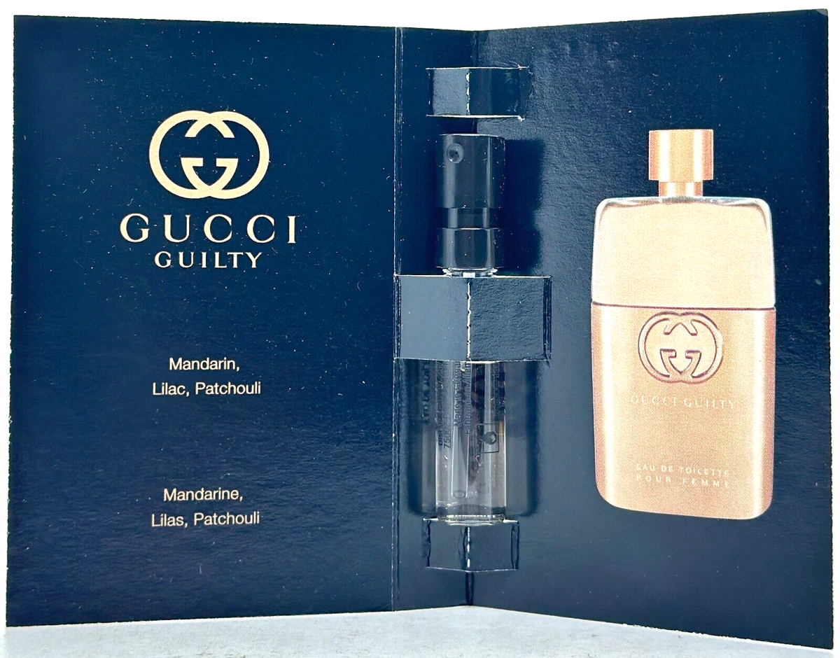 GUCCI GUILTY POUR FEMME EAU DE TOILETTE VIAL SPRAY FOR WOMEN 0.05
