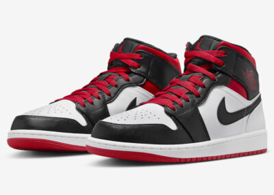 Nike Air Jordan 1 Mid Gym Red Black Toe DQ8426-106 Mens New | eBay