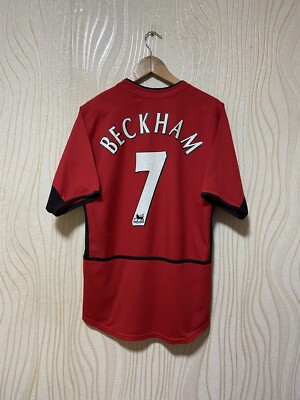 MANCHESTER UNITED 2002 2004 HOME SHIRT JERSEY NIKE sz S MEN