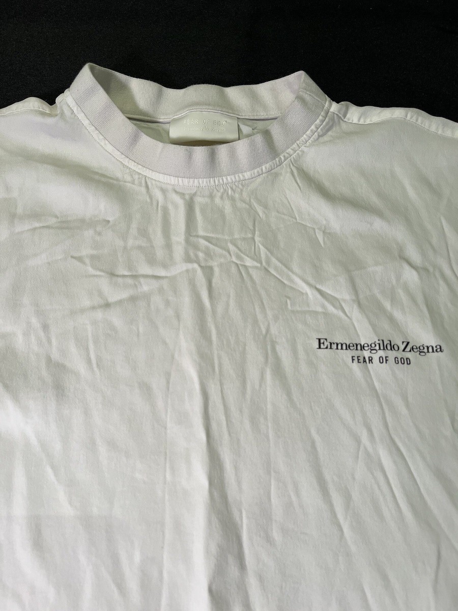 FEAR OF GOD X ERMENEGILDO ZEGNA TSHIRT MED FITS XL SHIRT EXTRA