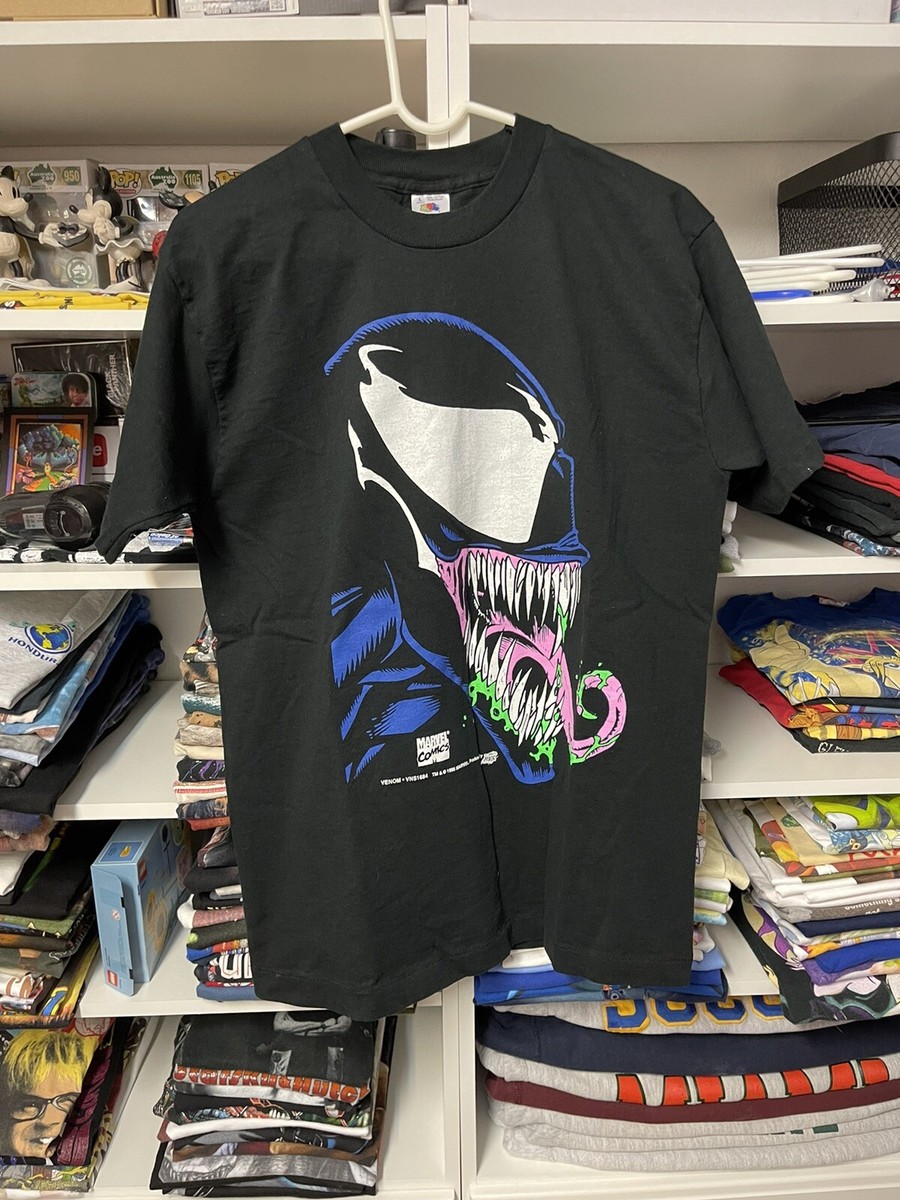 Comic Images Vintage 90's Venom Black T-Shirt Adult L Spider Man