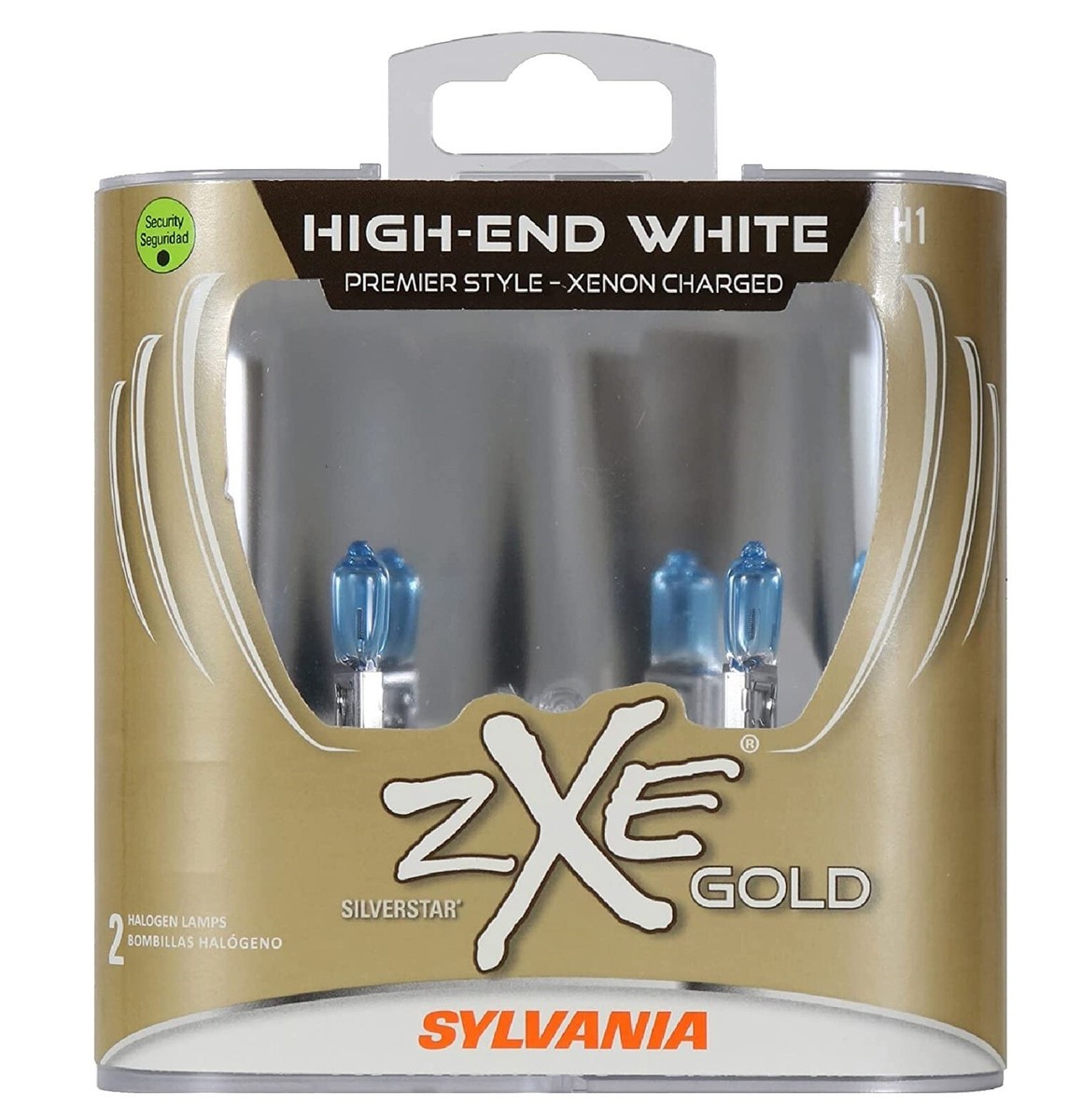 Sylvania Silverstar ZXE Gold H1 55W Two Bulb Headlight Cornering