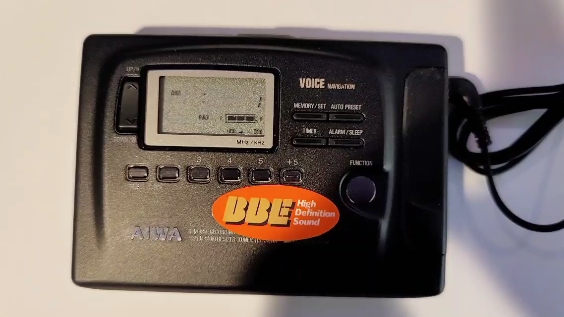 Aiwa HS-JX 707 Stereo Cassette Walkman Recorder - Mint Excellent