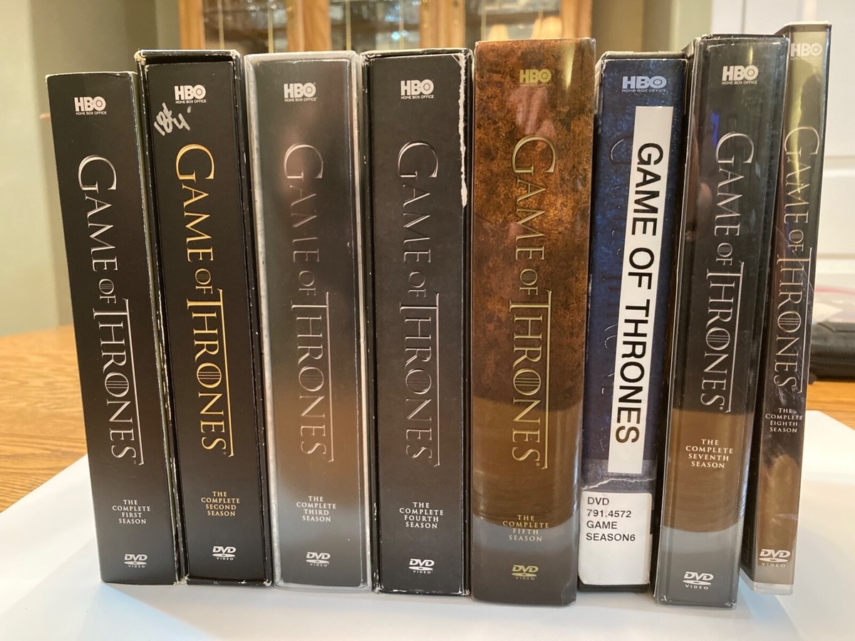 game of thrones dvd complete set 1-8 | eBay