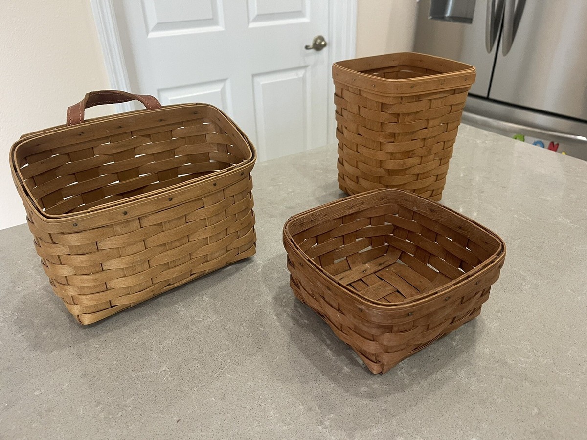 マッキーです】ロンガバーガー バスケット 3個セット マッキーです