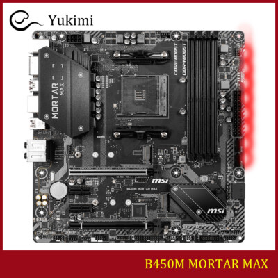 FOR MSI B450M MORTAR MAX AM4 AMD 128GB HDMI m-ATX Motherboard | eBay