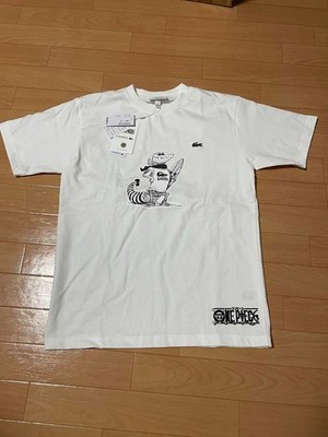 LACOSTE x ONE PIECE Collaboration Men US Size S T-shirt NEW Japan