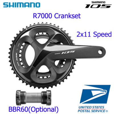 Shimano 105 FC-R7000 2x11 Speed 50/34 52/36 Hollowtech II Crankset