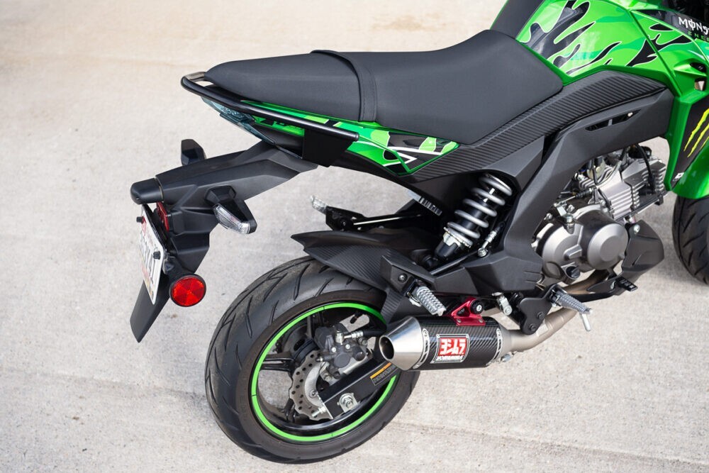 Kawasaki Z 125 Pro TB Parts Black Grab Handle - New! Lift Handle