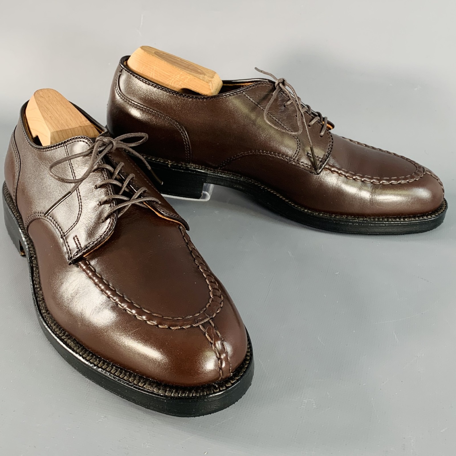 Alden 925 Dark Brown Calfskin Norwegian Front Blucher | Alden