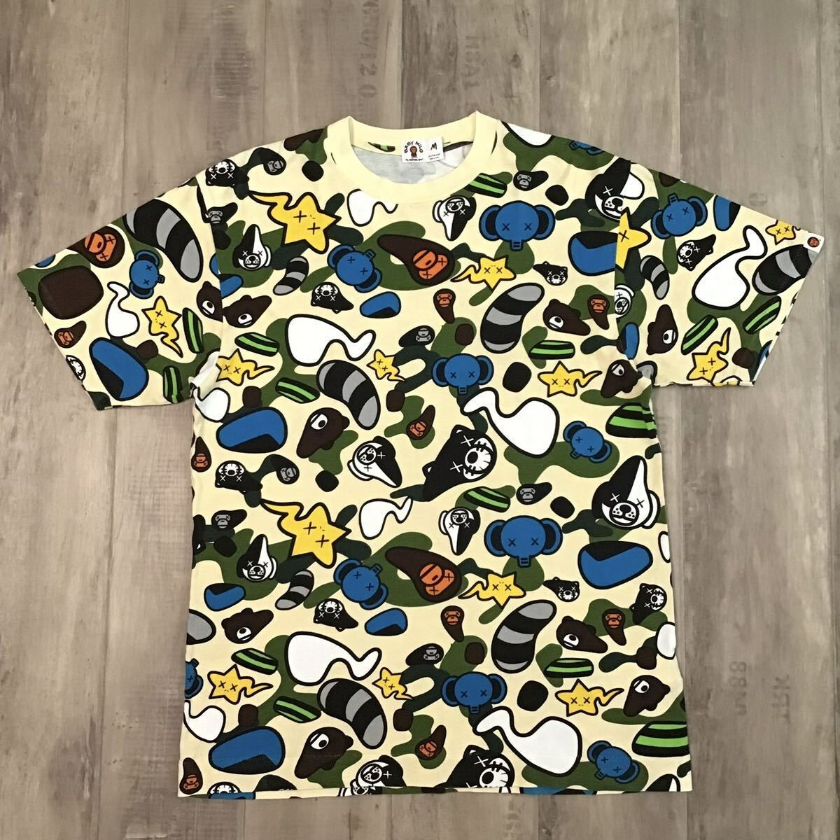 BAPE × KAWS milo animal kingdom T-shirt a bathing ape NIGO Size M
