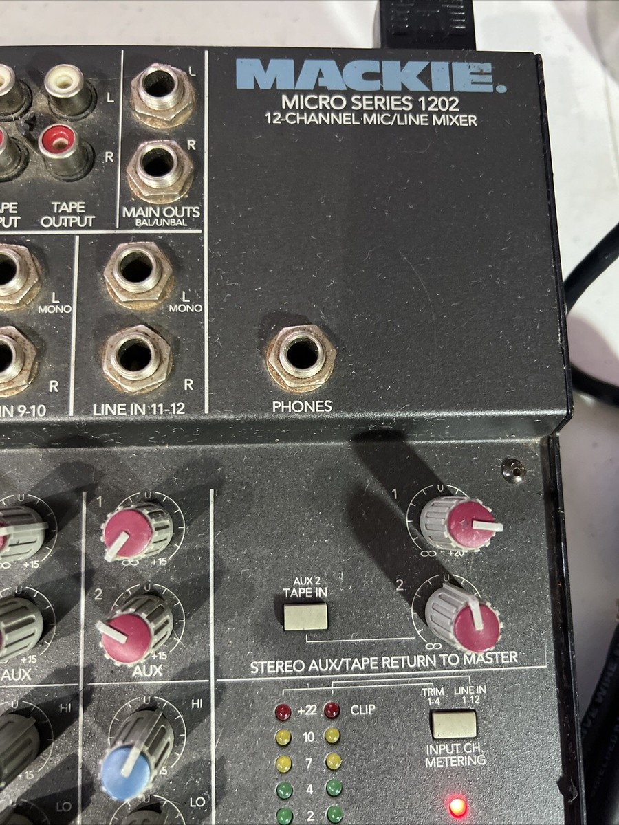 Mackie Micro Series 1202 12-Channel Mic/Line Compact Mixer