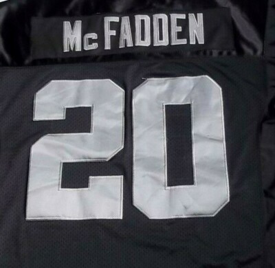 NFL Oakland Raiders #20 Darren McFadden Mens Size 48 Football