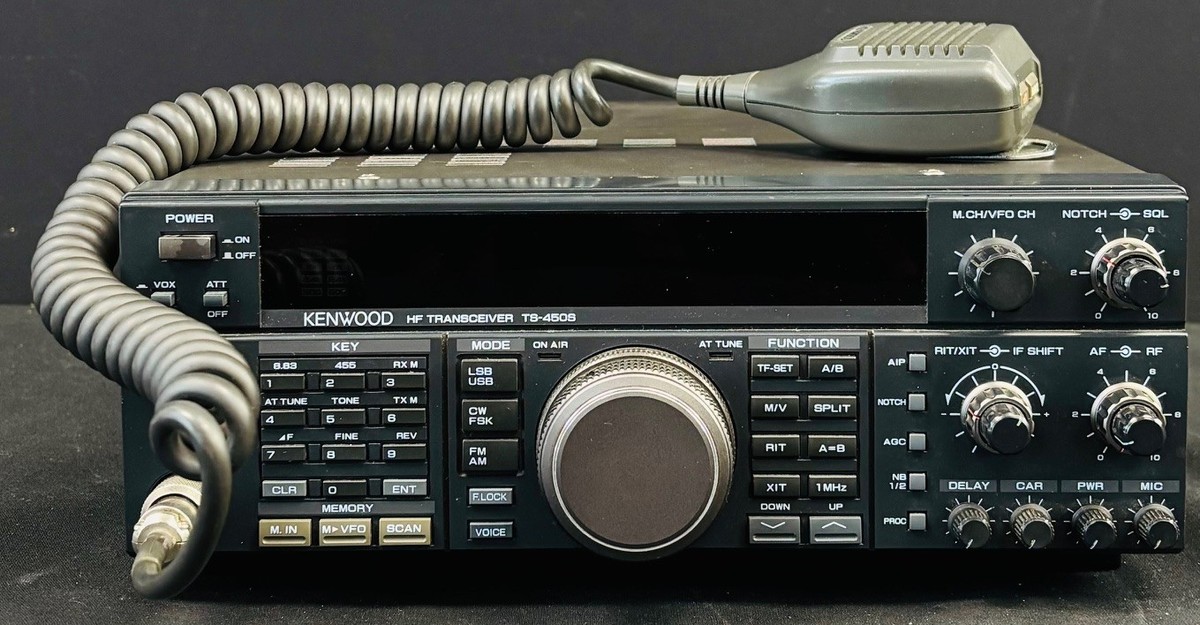 Kenwood TS-450S Ham Radio HF Transceiver 160 10m with Microphone