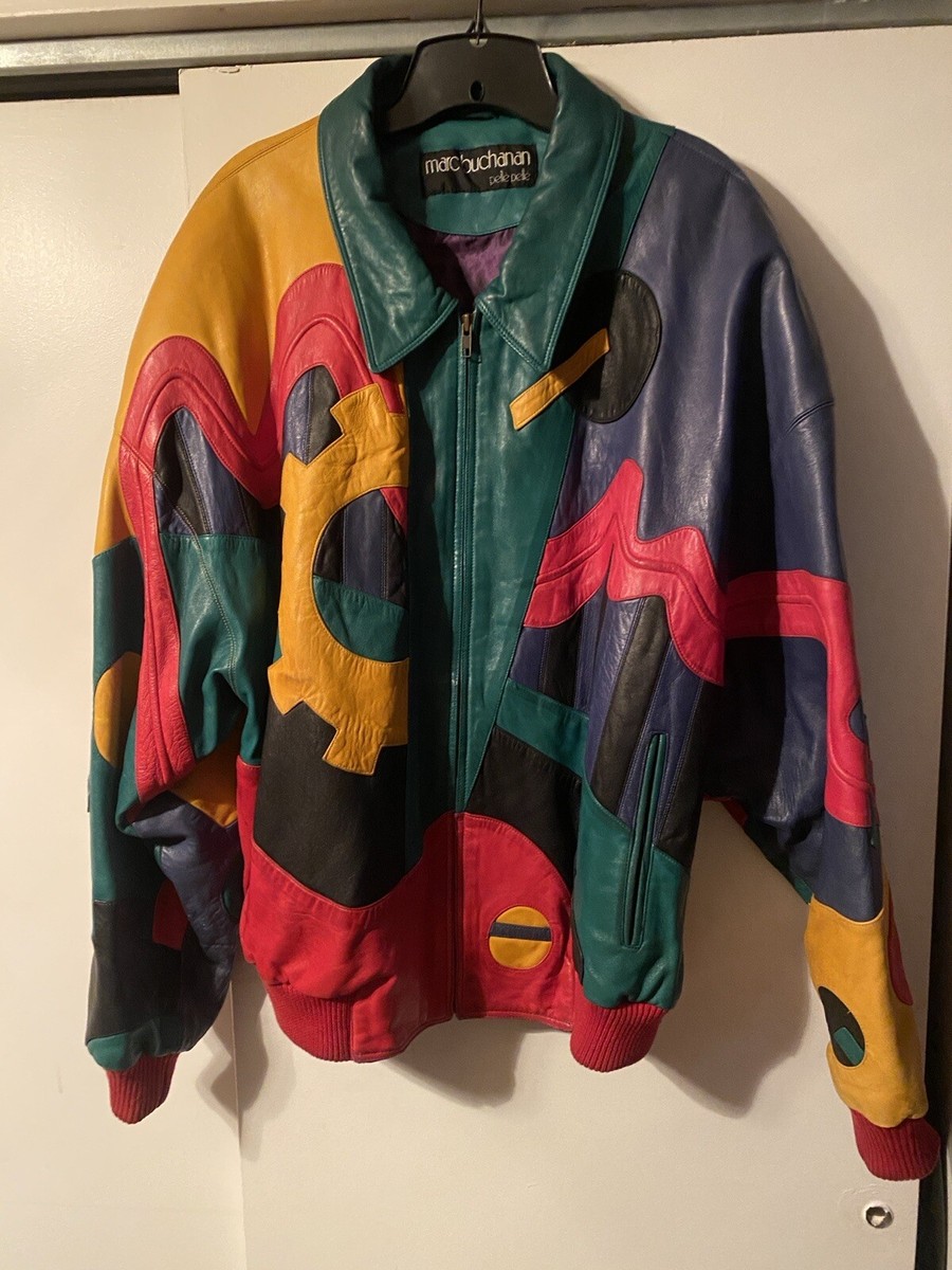 RARE vintage marc buchanan pelle pelle leather jacket | eBay