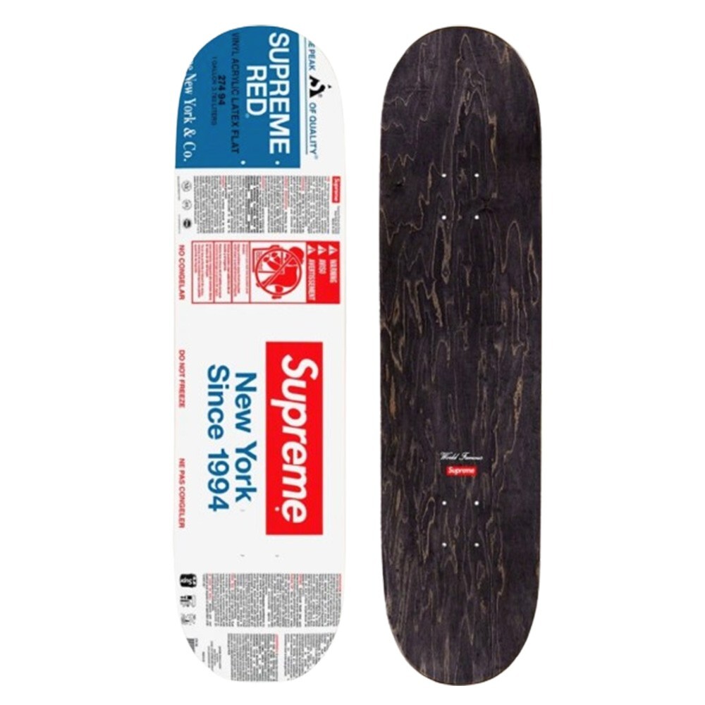 Supreme Paint Skateboard Deck White - 22SS - New York | eBay