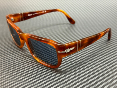 PERSOL PO3326S 96 56 Terra di Siena Blue Men's 57 mm Sunglasses | eBay
