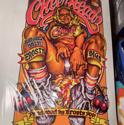 Rockin' Jelly Bean NAUGHTY CHEERHEADZ B2 Poster Limited to 200