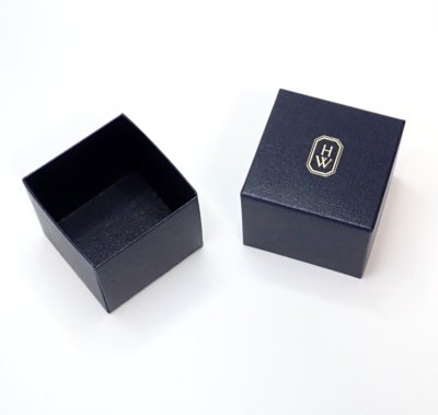 Harry Winston リングボックス ネイビー HARRY WINSTON リングケース