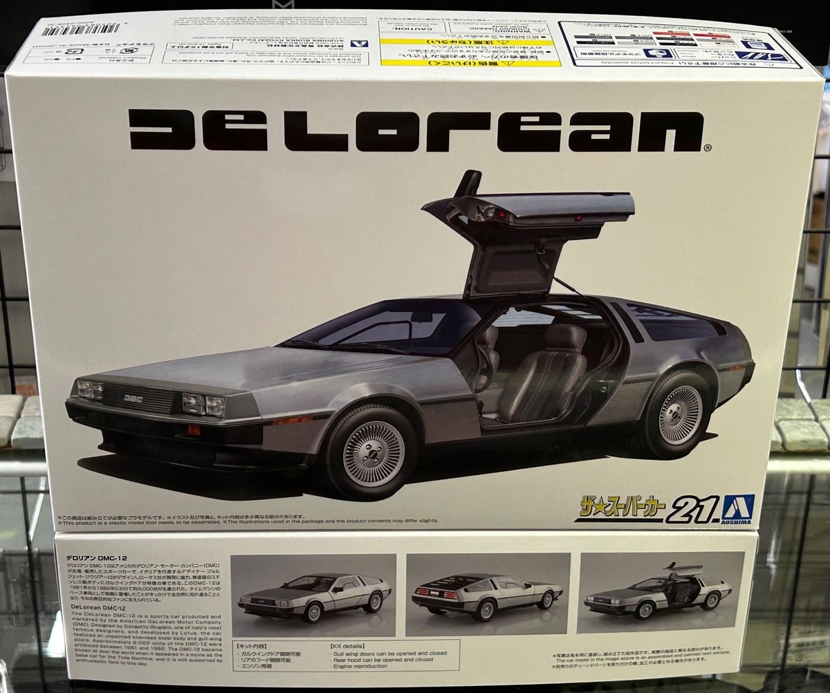 1/24 '82 Delorean DMC-12 model kit 2024 via FedEx | eBay