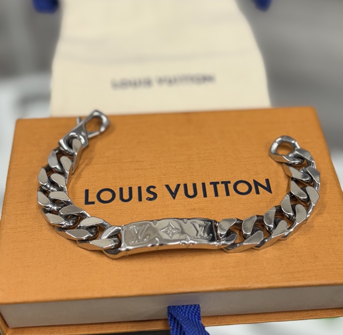 Louis Vuitton Monogram Chain Bracelet | WORN 1-3x | SUPER CLEAN